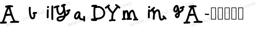 Abilya DYmingA字体转换